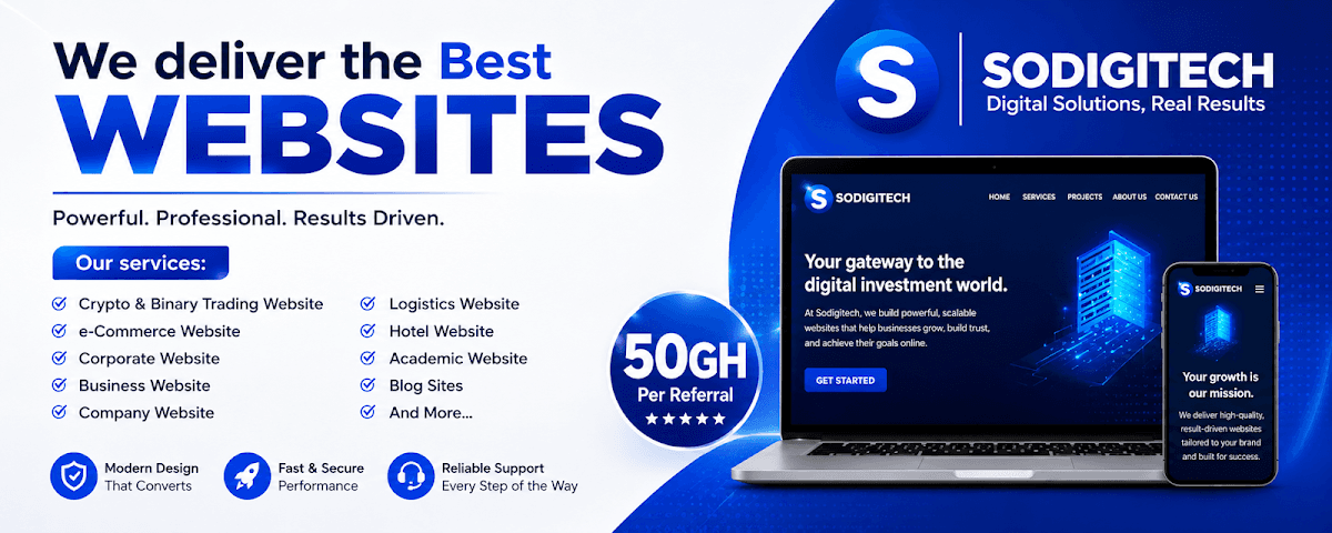 Website Designer In Tamale Ghana (Sodigitech Digital Agency) — photo 3